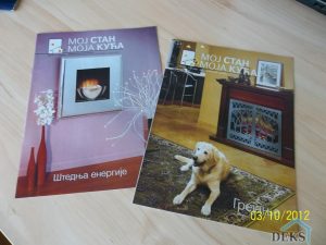 Članak u novinama MOJ STAN MOJA KUĆA o firmi DEKS i ENERGETSKOJ EFIKASNOSTI