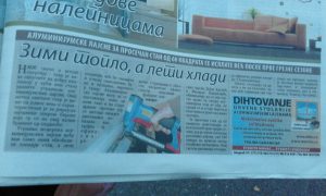 FIRMA DEKS Dihtovanje vrata i prozora u Štampi